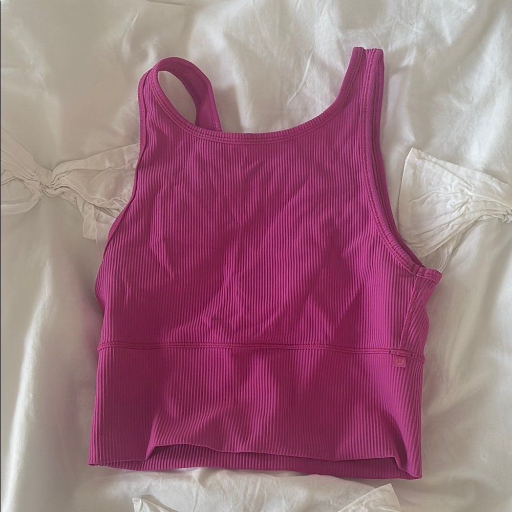 lululemon athletica sonic pink power pivot tank